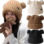 Y2K-Bear-Ears-Thicken-Hats-Women-Soft-Harajuku-Plush-Ear-Head-Protection-Cute-Knitted-Korean-Wool
