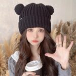 Y2K-Bear-Ears-Thicken-Hats-Women-Soft-Harajuku-Plush-Ear-Head-Protection-Cute-Knitted-Korean-Wool